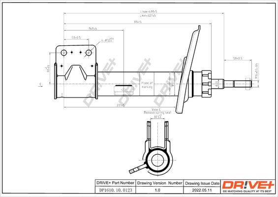 Dr!ve+ DP1610.10.0123 - Ammortizzatore autozon.pro