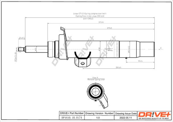 Dr!ve+ DP1610.10.0174 - Ammortizzatore autozon.pro