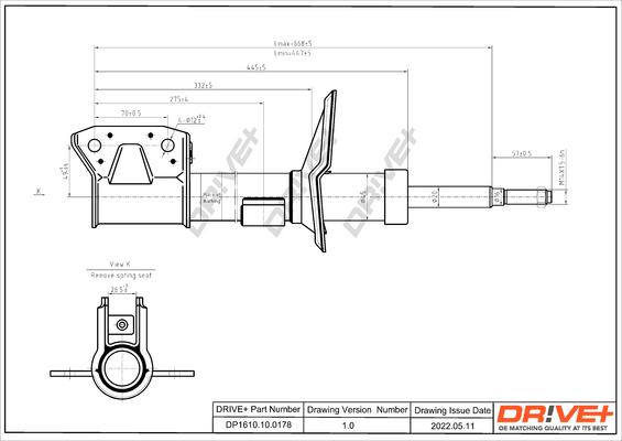 Dr!ve+ DP1610.10.0178 - Ammortizzatore autozon.pro