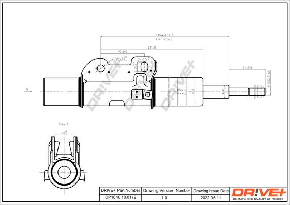 Dr!ve+ DP1610.10.0172 - Ammortizzatore autozon.pro