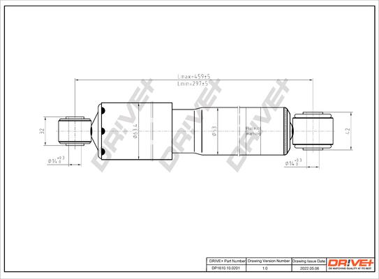 Dr!ve+ DP1610.10.0201 - Ammortizzatore autozon.pro