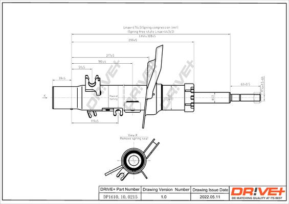 Dr!ve+ DP1610.10.0215 - Ammortizzatore autozon.pro