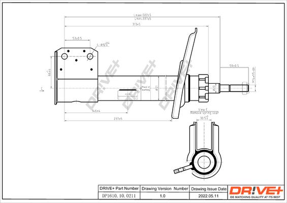 Dr!ve+ DP1610.10.0211 - Ammortizzatore autozon.pro