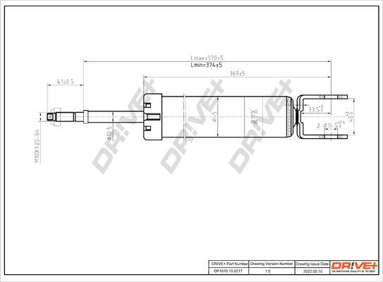 Dr!ve+ DP1610.10.0217 - Ammortizzatore autozon.pro