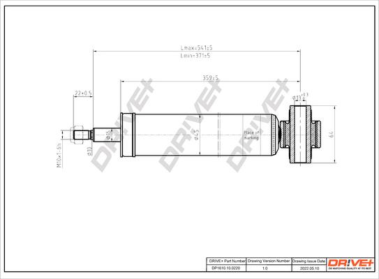 Dr!ve+ DP1610.10.0220 - Ammortizzatore autozon.pro