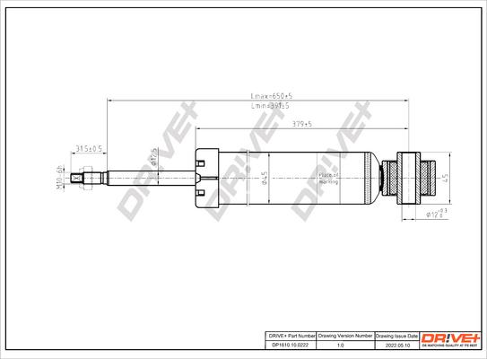 Dr!ve+ DP1610.10.0222 - Ammortizzatore autozon.pro