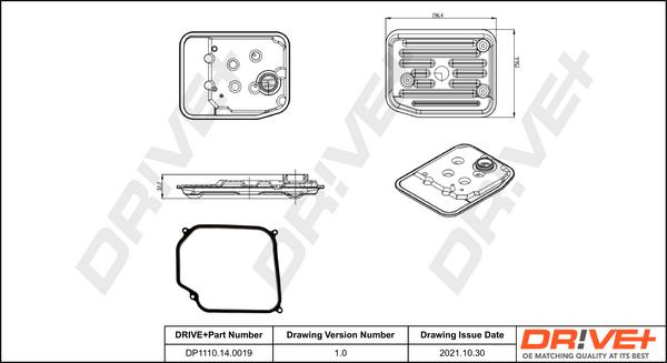 Dr!ve+ DP1110.14.0019 - Filtro idraulico, Cambio automatico autozon.pro