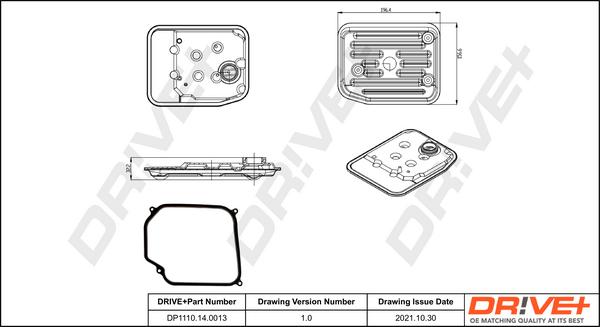 Dr!ve+ DP1110.14.0013 - Filtro idraulico, Cambio automatico autozon.pro