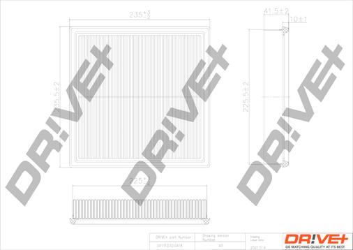 Dr!ve+ DP1110.10.0418 - Filtro aria autozon.pro