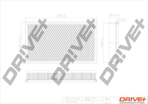 Dr!ve+ DP1110.10.0489 - Filtro aria autozon.pro