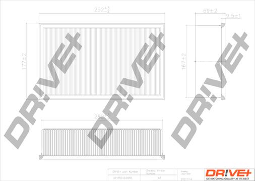 Dr!ve+ DP1110.10.0555 - Filtro aria autozon.pro
