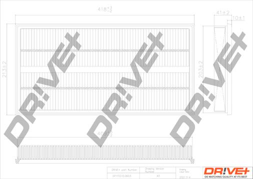 Dr!ve+ DP1110.10.0603 - Filtro aria autozon.pro