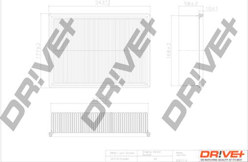 Dr!ve+ DP1110.10.0044 - Filtro aria autozon.pro