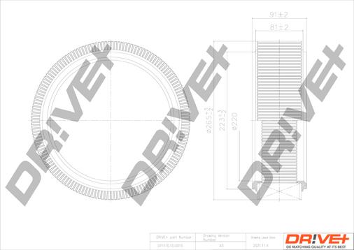 Dr!ve+ DP1110.10.0015 - Filtro aria autozon.pro