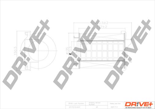 Dr!ve+ DP1110.10.0031 - Filtro aria autozon.pro