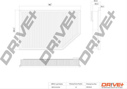 Dr!ve+ DP1110.10.0194 - Filtro aria autozon.pro