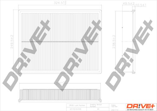 Dr!ve+ DP1110.10.0195 - Filtro aria autozon.pro