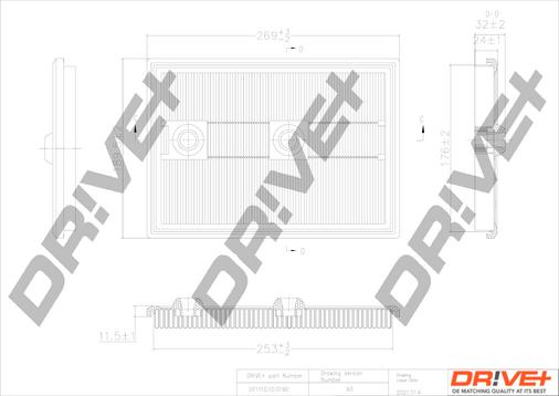 Dr!ve+ DP1110.10.0190 - Filtro aria autozon.pro