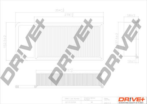 Dr!ve+ DP1110.10.0104 - Filtro aria autozon.pro