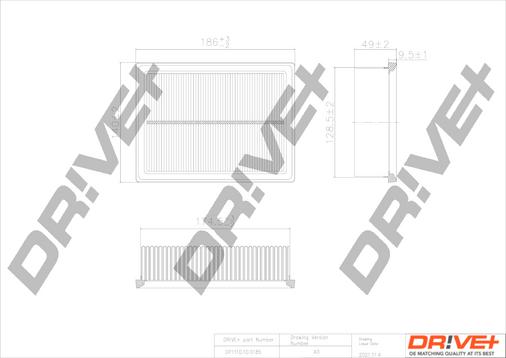 Dr!ve+ DP1110.10.0185 - Filtro aria autozon.pro