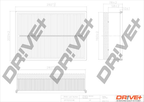 Dr!ve+ DP1110.10.0188 - Filtro aria autozon.pro