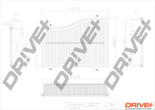 Dr!ve+ DP1110.10.0358 - Filtro aria autozon.pro