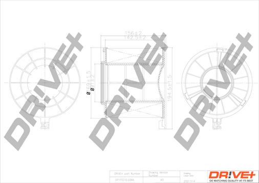 Dr!ve+ DP1110.10.0266 - Filtro aria autozon.pro