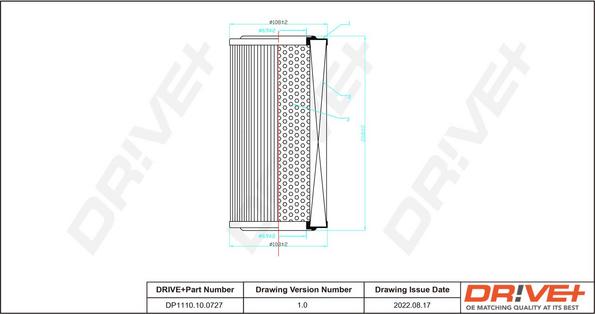 Dr!ve+ DP1110.10.0727 - Filtro aria autozon.pro