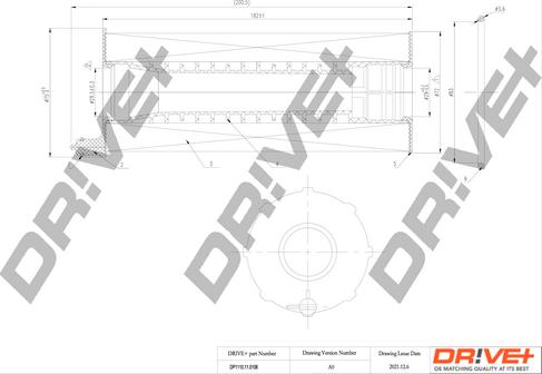 Dr!ve+ DP1110.11.0106 - Filtro olio autozon.pro