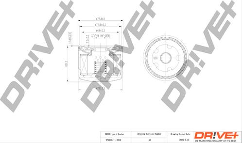 Dr!ve+ DP1110.11.0310 - Filtro olio autozon.pro