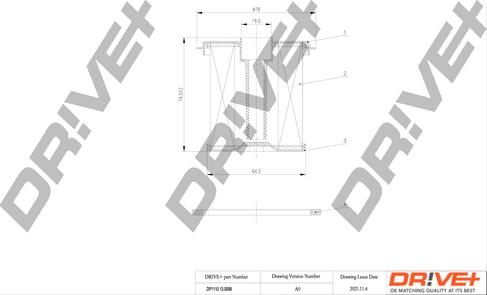 Dr!ve+ DP1110.13.0099 - Filtro carburante autozon.pro