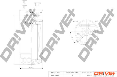 Dr!ve+ DP1110.13.0049 - Filtro carburante autozon.pro