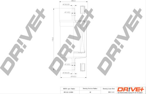 Dr!ve+ DP1110.13.0018 - Filtro carburante autozon.pro