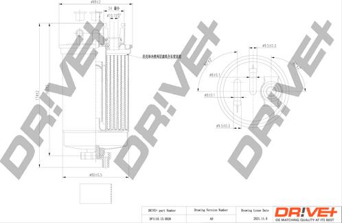 Dr!ve+ DP1110.13.0026 - Filtro carburante autozon.pro