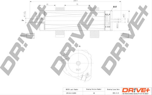 Dr!ve+ DP1110.13.0079 - Filtro carburante autozon.pro