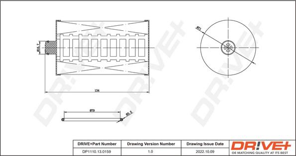 Dr!ve+ DP1110.13.0159 - Filtro carburante autozon.pro