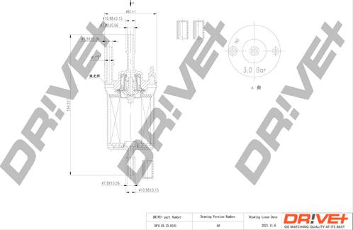 Dr!ve+ DP1110.13.0101 - Filtro carburante autozon.pro