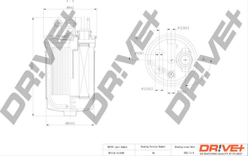 Dr!ve+ DP1110.13.0108 - Filtro carburante autozon.pro