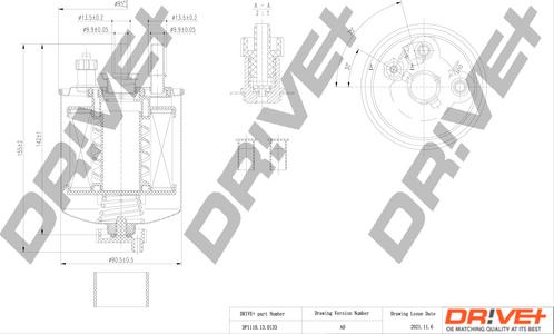 Dr!ve+ DP1110.13.0133 - Filtro carburante autozon.pro