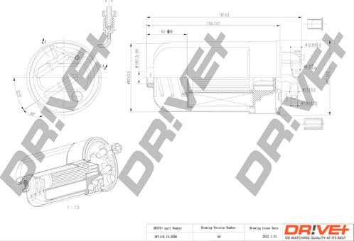 Dr!ve+ DP1110.13.0290 - Filtro carburante autozon.pro