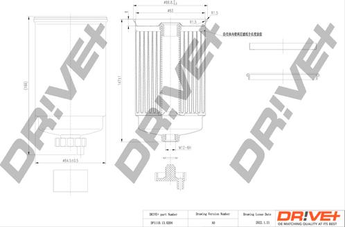 Dr!ve+ DP1110.13.0204 - Filtro carburante autozon.pro