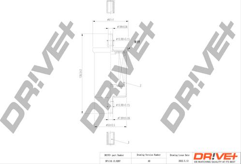 Dr!ve+ DP1110.13.0207 - Filtro carburante autozon.pro