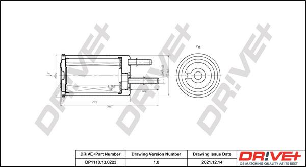 Dr!ve+ DP1110.13.0223 - Filtro carburante autozon.pro