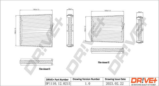 Dr!ve+ DP1110.12.0215 - Filtro, Aria abitacolo autozon.pro