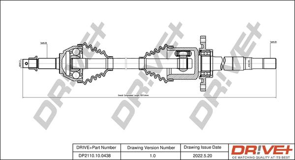 Dr!ve+ DP2110.10.0438 - Albero motore / Semiasse autozon.pro