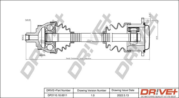 Dr!ve+ DP2110.10.0011 - Albero motore / Semiasse autozon.pro