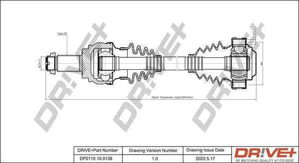 Dr!ve+ DP2110.10.0138 - Albero motore / Semiasse autozon.pro