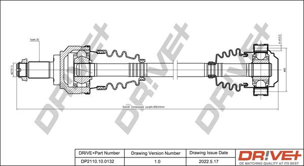 Dr!ve+ DP2110.10.0132 - Albero motore / Semiasse autozon.pro