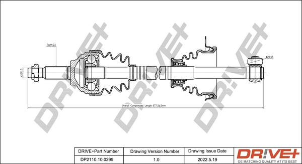 Dr!ve+ DP2110.10.0299 - Albero motore / Semiasse autozon.pro