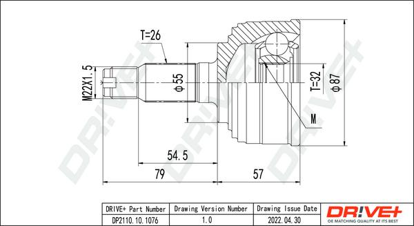 Dr!ve+ DP2110.10.1076 - Kit giunti, Semiasse autozon.pro